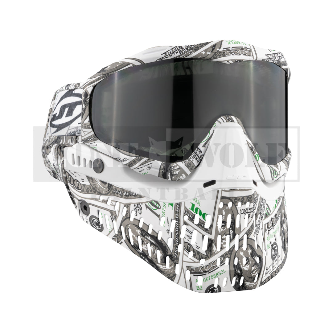 NEW JT Proflex Stormtrooper Black White Revo Ear Paintball Mask Goggle Smoke