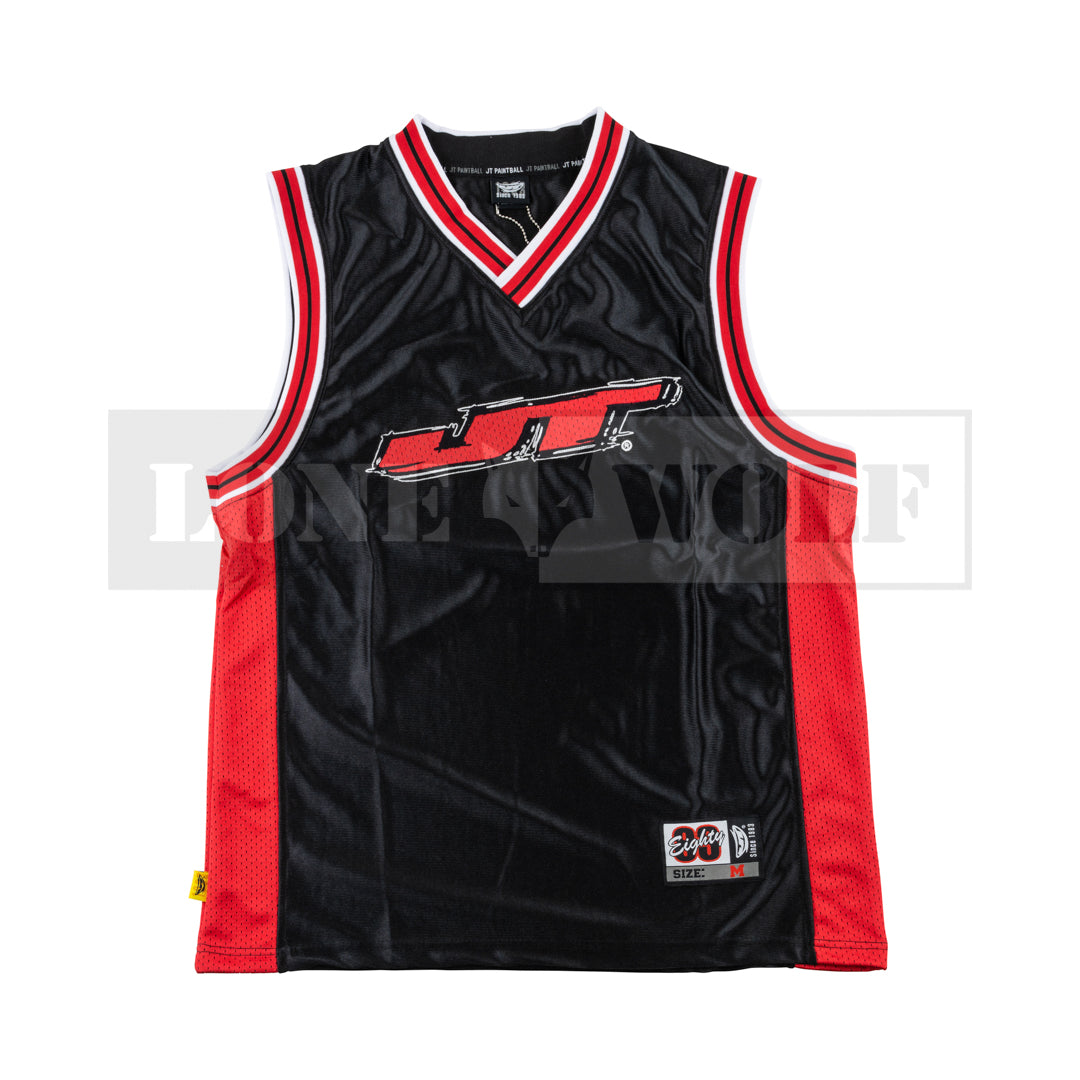 JT Basketball Retro Jersey - Red / Black – Paintball Wizard